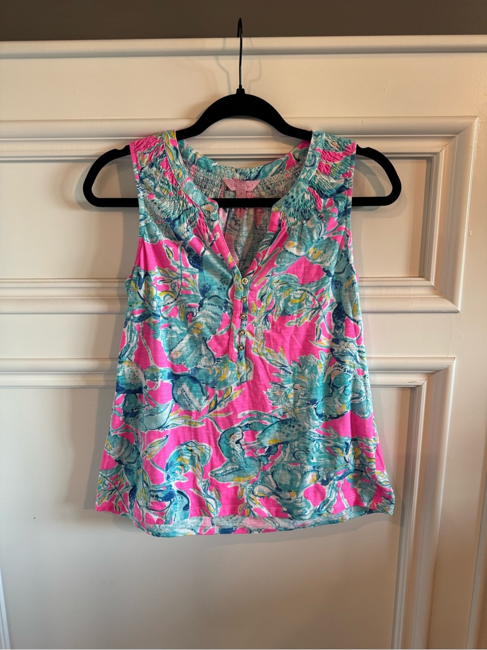 Lilly Pulitzer Essie Tank Top Lobsters in Love Essie Tank